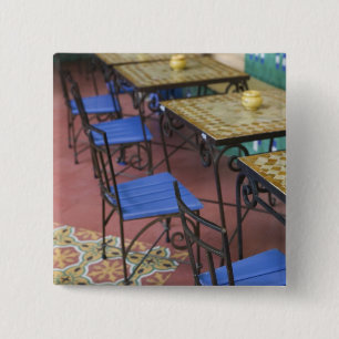 MOROCCO, Casablanca: Ancienne (old) Medina, 15 Cm Square Badge