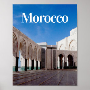 Morocco Casablanca Moroccan Food Street Poster