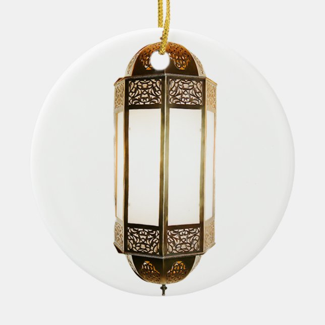 morocco ceramic tree decoration (Front)