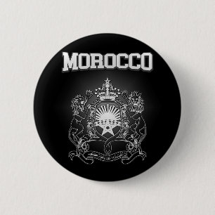 Morocco Coat of Arms 6 Cm Round Badge