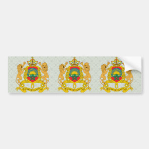 Morocco Coat of Arms detail Bumper Sticker