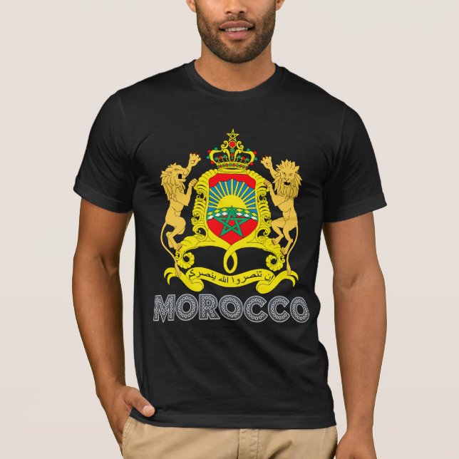 Morocco Coat of Arms T-Shirt (Front)