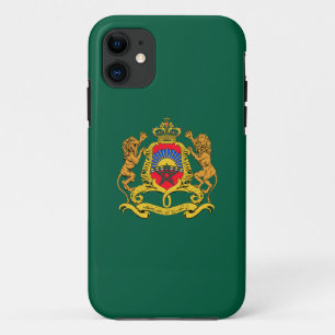 Morocco country coat arms symbol emblem flag iPhone 11 case