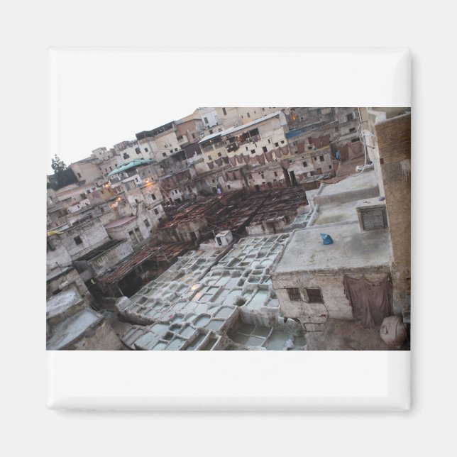 Morocco Fes Travel Photography Magnet (Front)