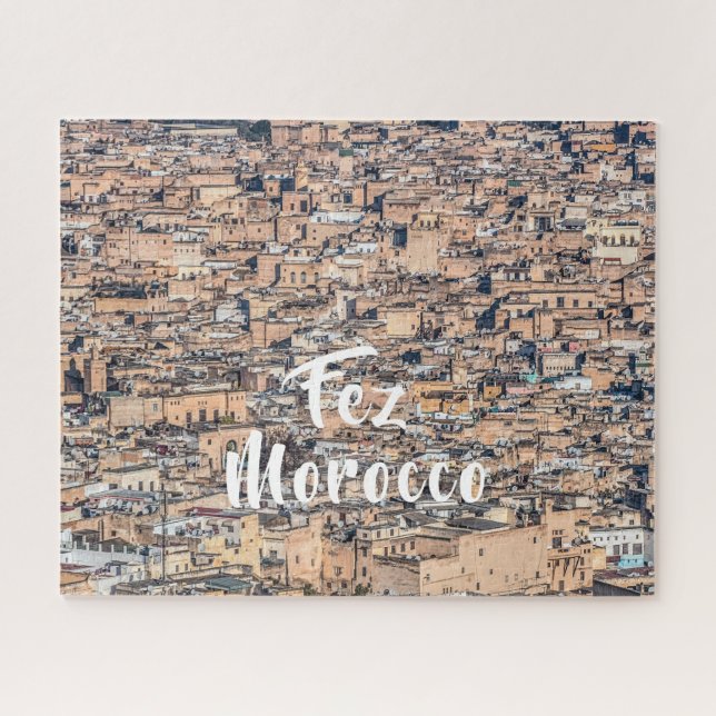 Morocco Fez Old Medina Jigsaw Puzzle (Horizontal)