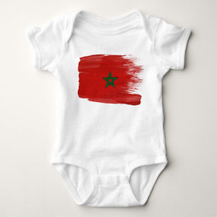 Morocco Flag Baby Bodysuit