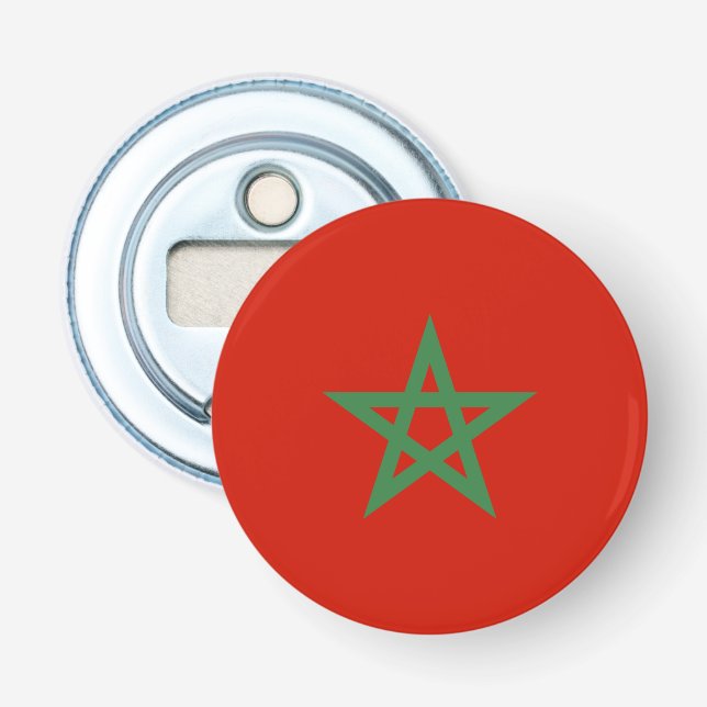 Morocco flag bottle opener (Front)