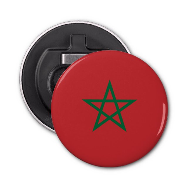 Morocco Flag Bottle Opener (Front)