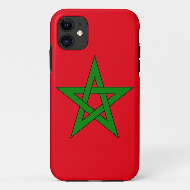 Morocco Flag Case-Mate iPhone Case (Back)
