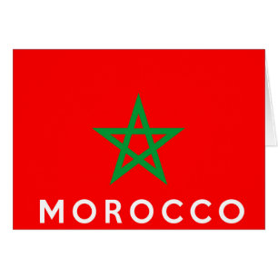 morocco flag country text name