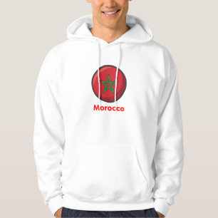 Morocco Flag Distressed shirts