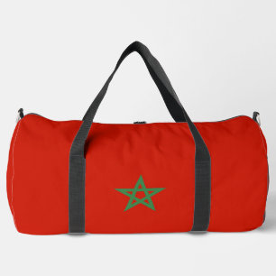 Morocco flag duffle bag