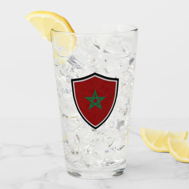 Morocco flag glass (Front Ice)