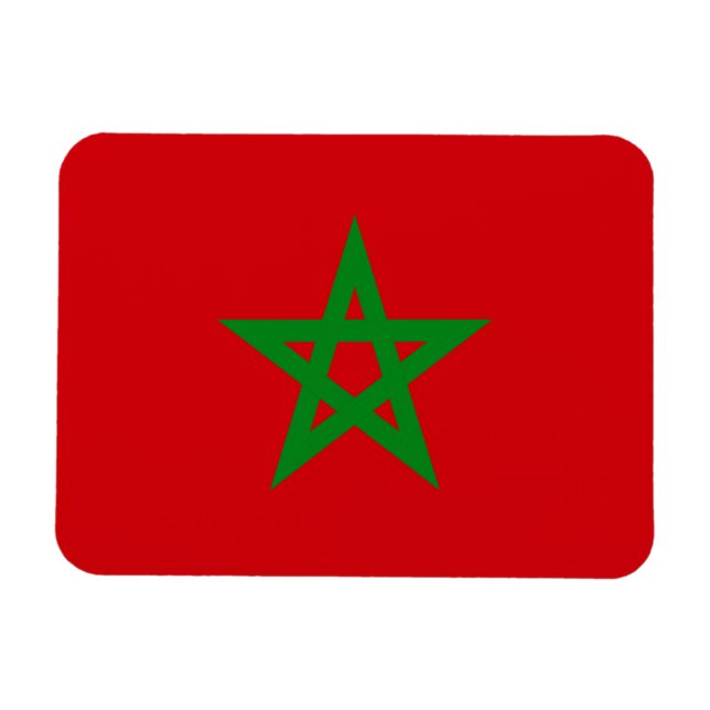 Morocco Flag Magnet (Horizontal)