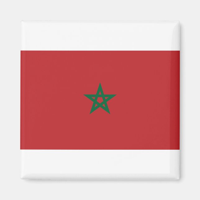 Morocco Flag Magnet (Front)