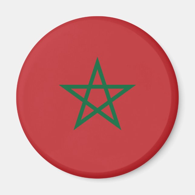 Morocco Flag Magnet (Front)