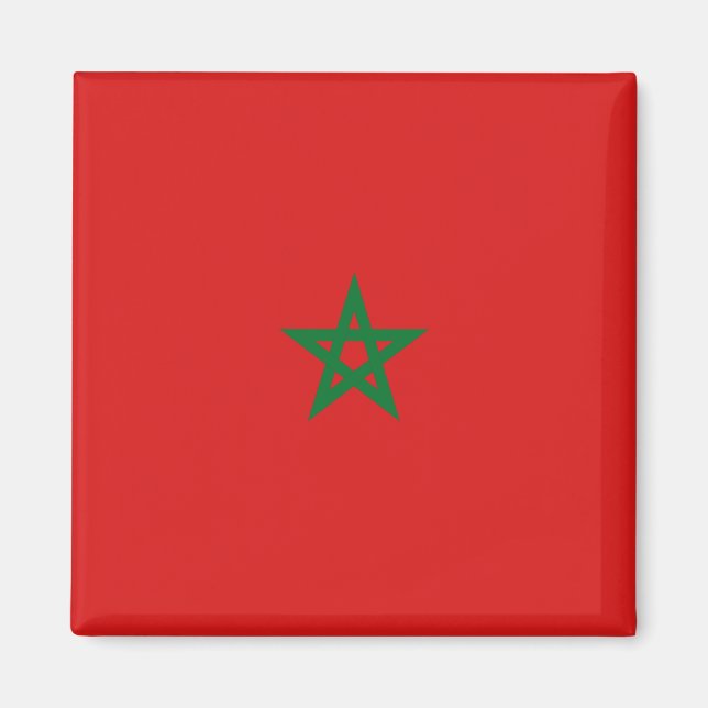 Morocco Flag Magnet (Front)