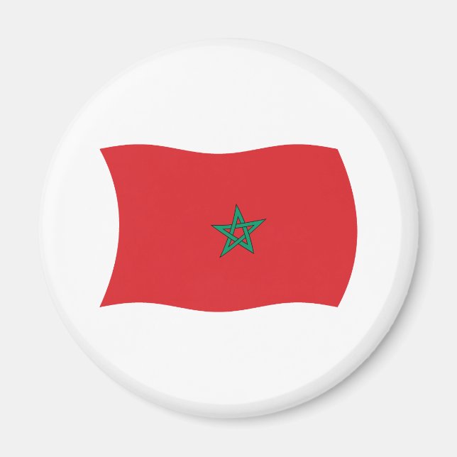 Morocco Flag Magnet (Front)