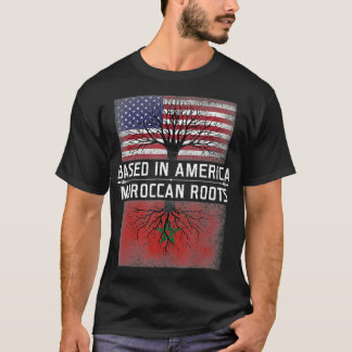 Morocco Flag Moorish American Flag Moorish Flag  T-Shirt