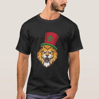 Morocco Flag Moroccan Soccer Supporter For Men Wom T-Shirt
