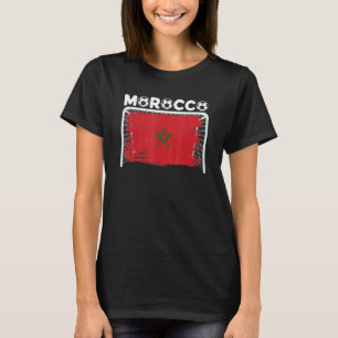 Morocco Flag Moroccan Soccer Team Moroccan T-Shirt