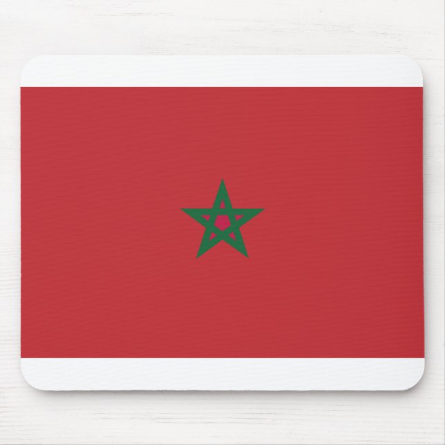 Morocco Flag Mouse Pad (Front)