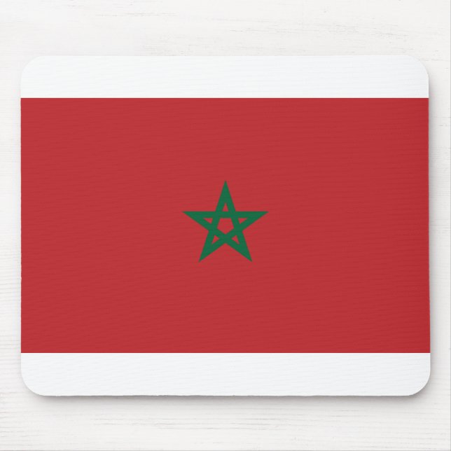 Morocco Flag Mouse Pad (Front)