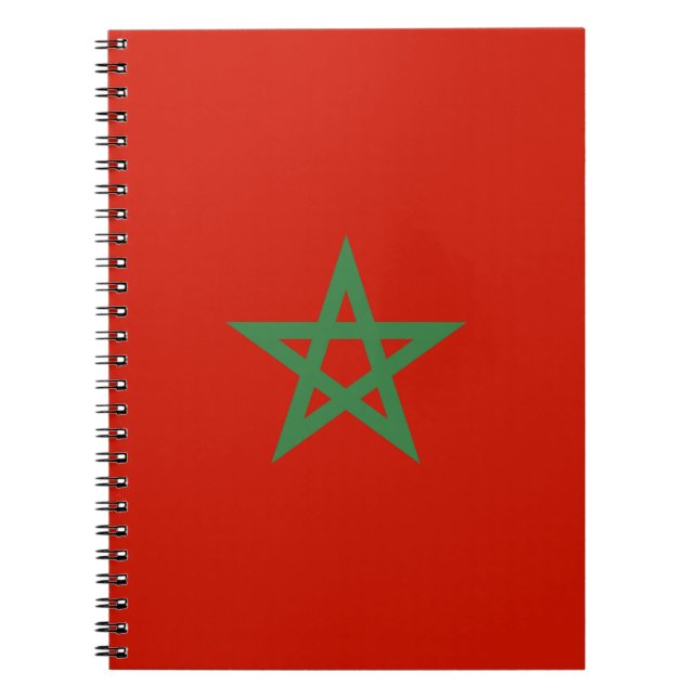 Morocco flag notebook (Front)