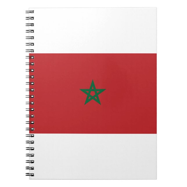 Morocco Flag Notebook (Front)