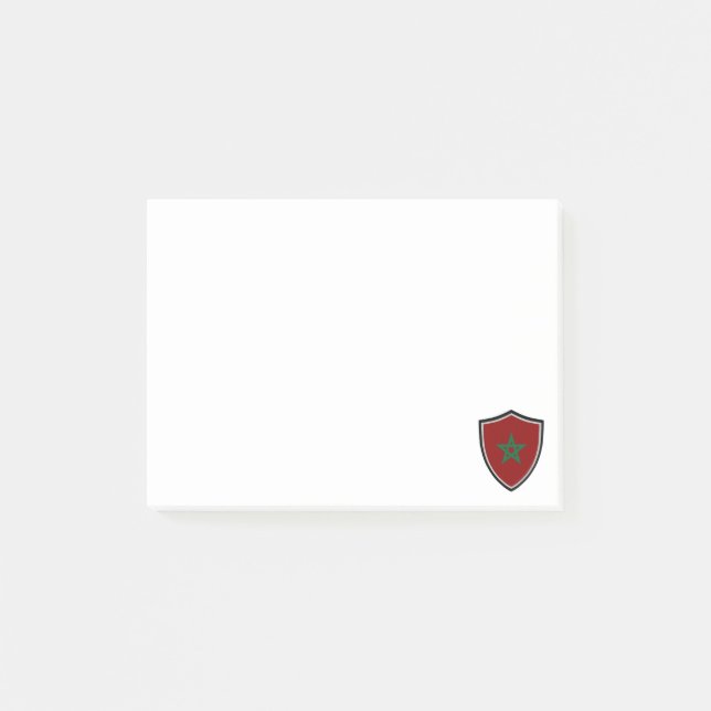 Morocco flag notes (Front)