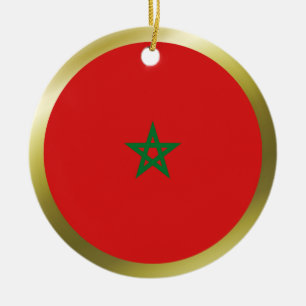 Morocco Flag Ornament