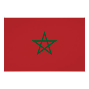 Morocco Flag Poster