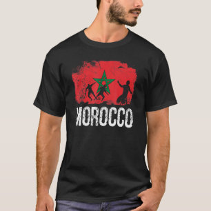 Morocco Flag Soccer Players T-Shirt