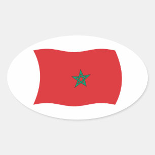 Morocco Flag Sticker