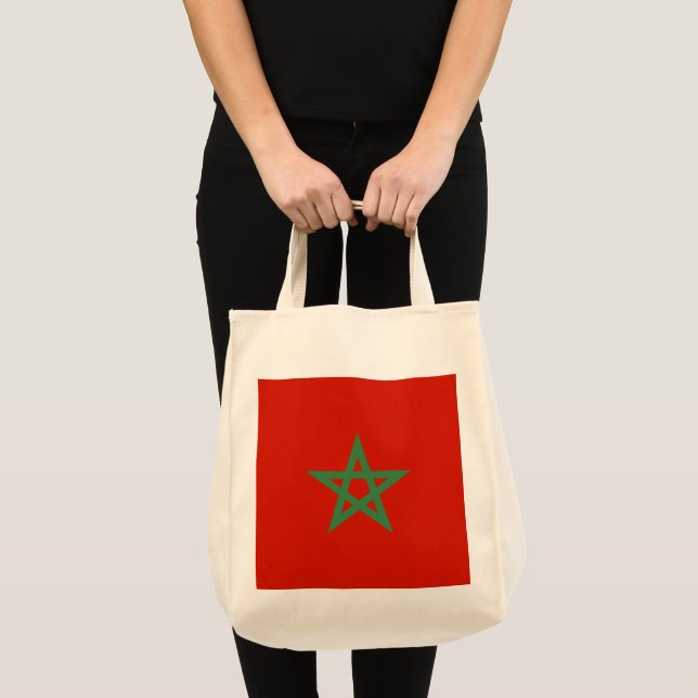 Morocco flag tote bag (Front (Product))