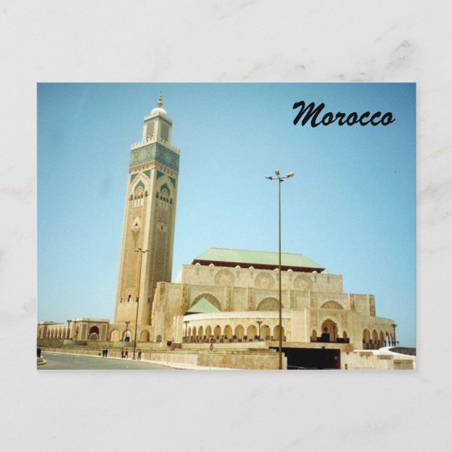 morocco hassan postcard (Front)