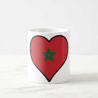 Morocco Heart Moroccan Flag