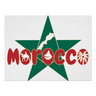 Morocco: Heritage Forged into a Star Poster