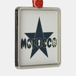 Morocco is a heritage worthy of pride metal ornament