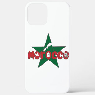 Morocco is a wordmark of doors, dunes, and palms iPhone 12 pro max case