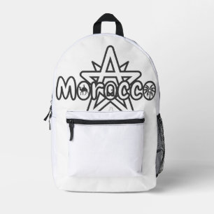 Morocco is crowned tradition, its doors welcoming printed backpack