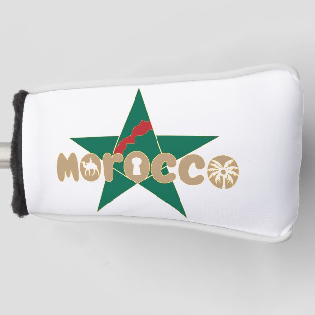 Morocco is identity, passed down with pride golf head cover (Front)