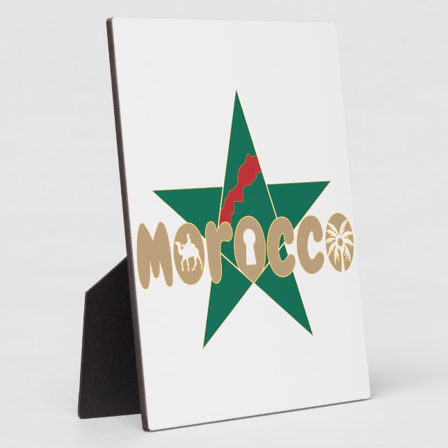 Morocco is identity, passed down with pride plaque (Side)