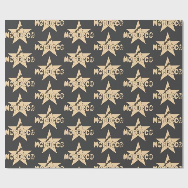 Morocco is pride in every detail wrapping paper (Flat)