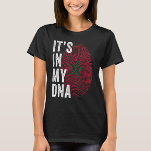 Morocco It's In My DNA Moroccans Fingerprint Moroc T-Shirt