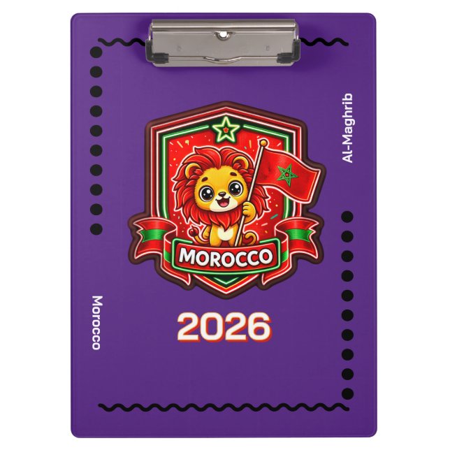Morocco Kids Clipboard (Front)