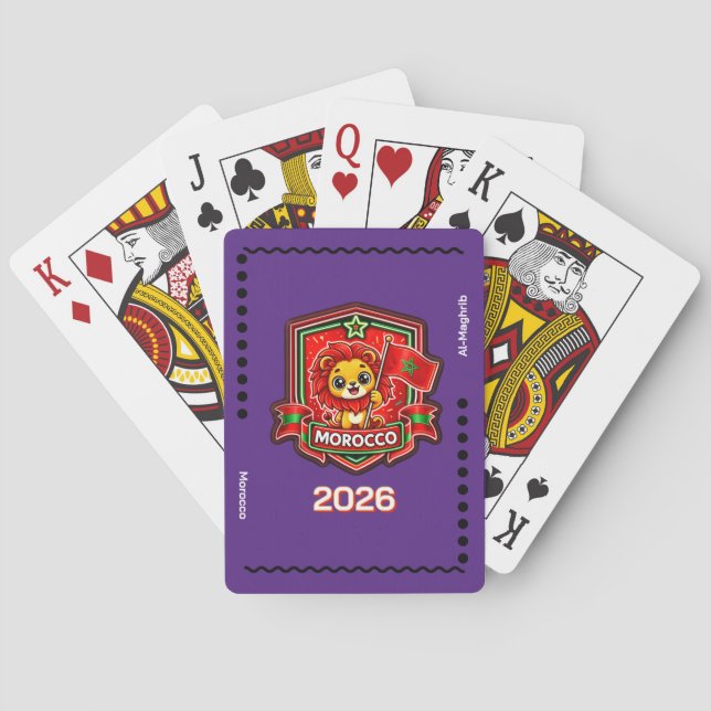 Morocco Kids Playing Cards (Back)
