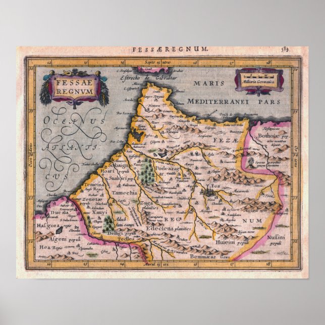 Morocco - Kingdom of Fez - Poster (Front)