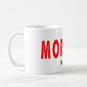 Morocco Lion Pride Two Stars Football Fan Coffee Mug