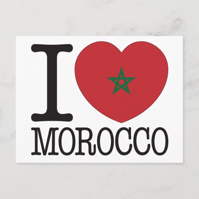 Morocco Love v2 Postcard (Front)